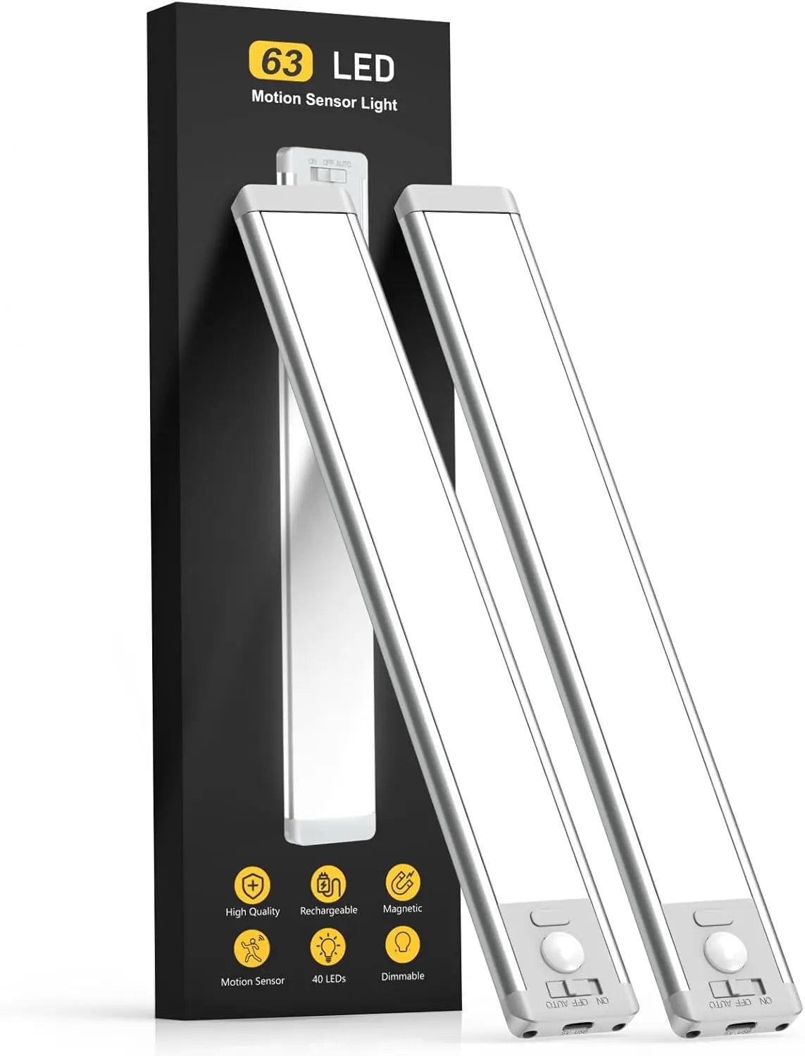 Wireless LED Cabinet Lights - Rechargeable & Magnetic