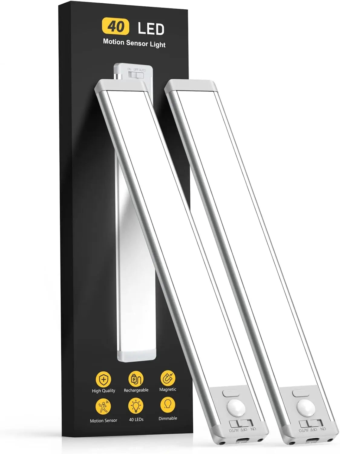 Wireless LED Cabinet Lights - Rechargeable & Magnetic